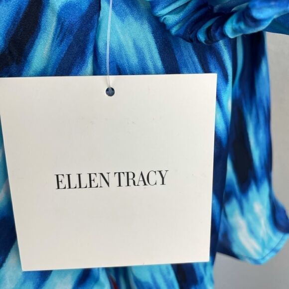 NWT Ellen Tracy Blouse Top Size Petite L - Picture 6 of 10